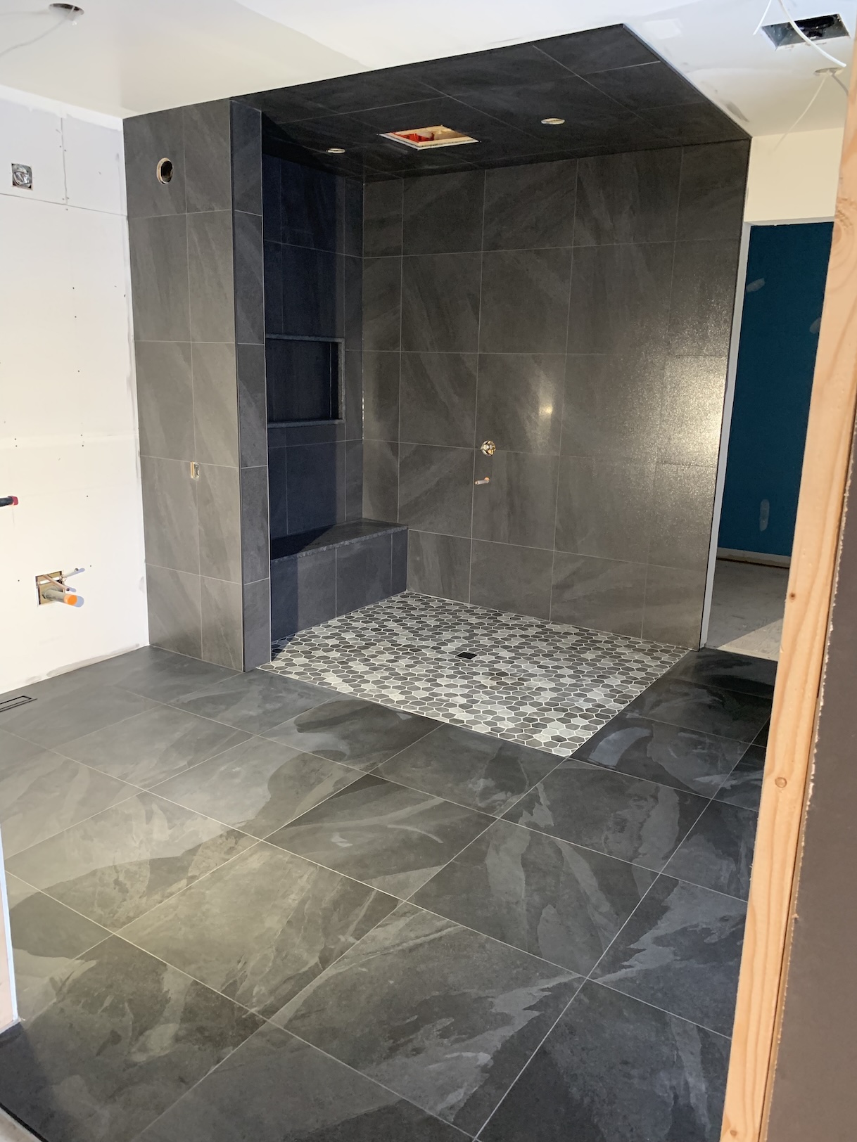 Completed shower project