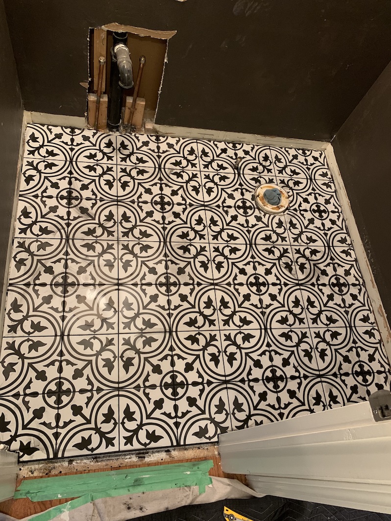 Shower tile design